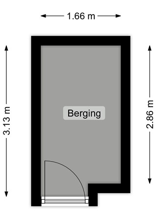 Floorplan - Huis te Landelaan 386, 2283 ST Rijswijk